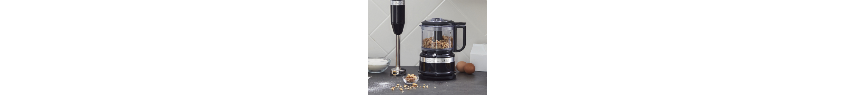 Ground almonds in a KitchenAid® food processor
