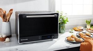 Bacon in a toaster oven top