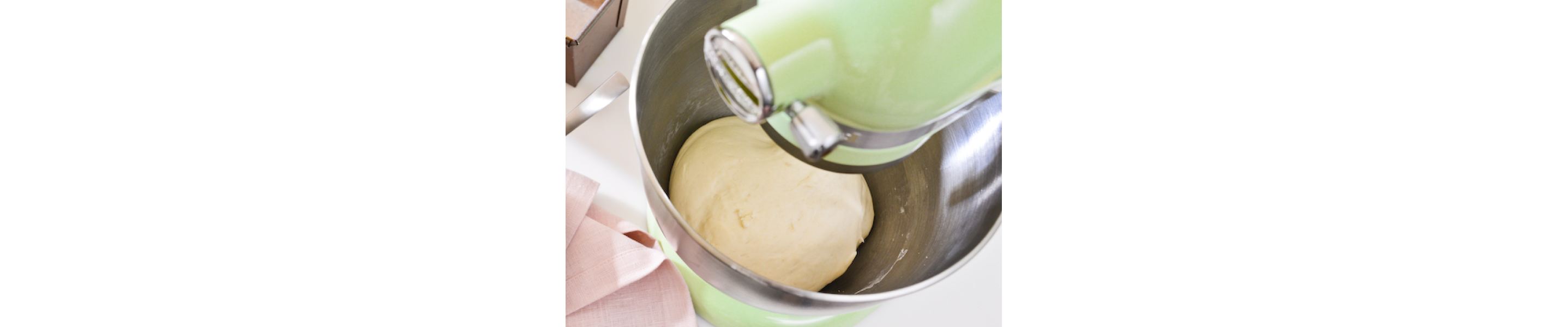 Dough proofing in a mixing bowl 