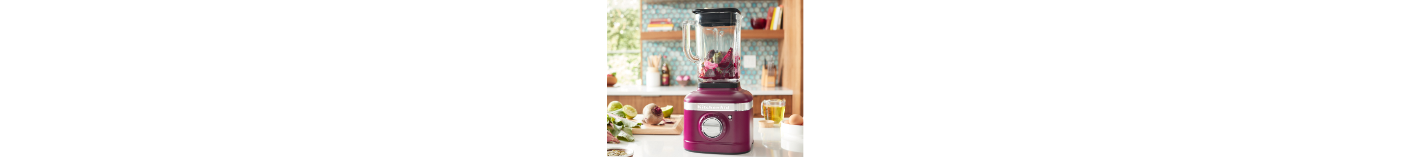 A beetroot KitchenAid® blender.