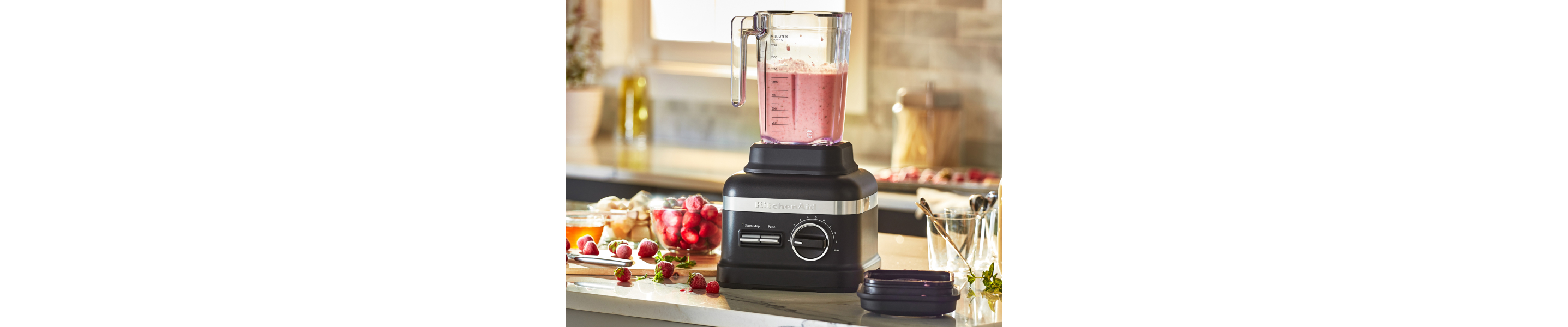 Frosé inside a KitchenAid® blender