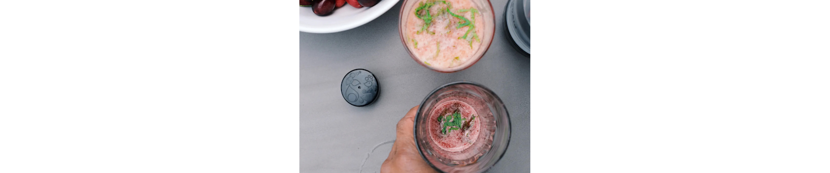 Fizzy pink lemonade