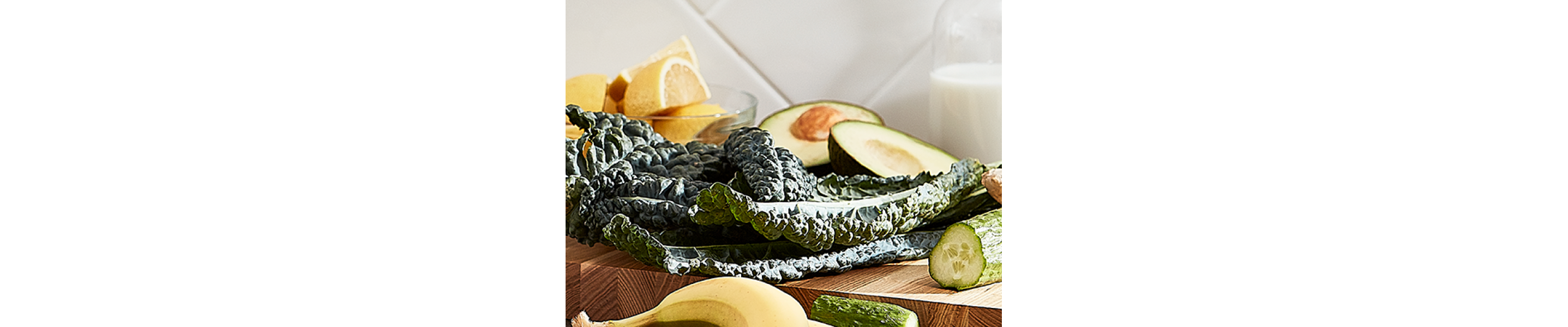 Avocados, cucumbers and lettuce