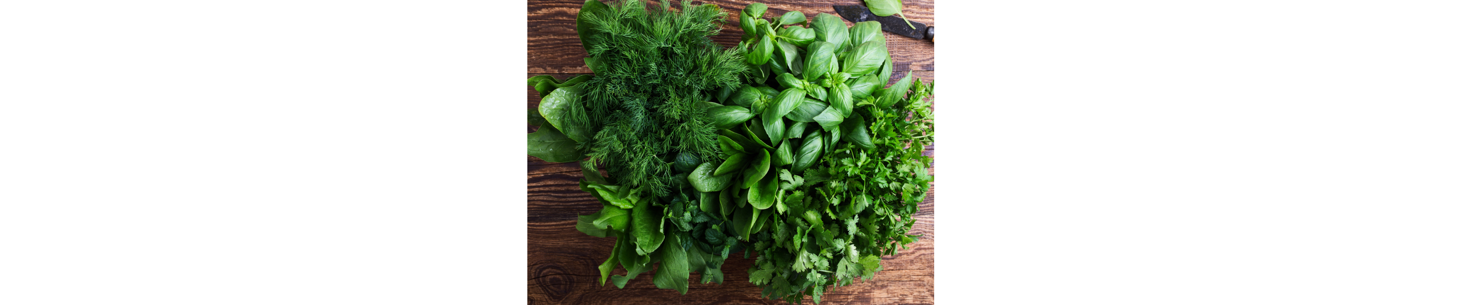Fresh herbs.