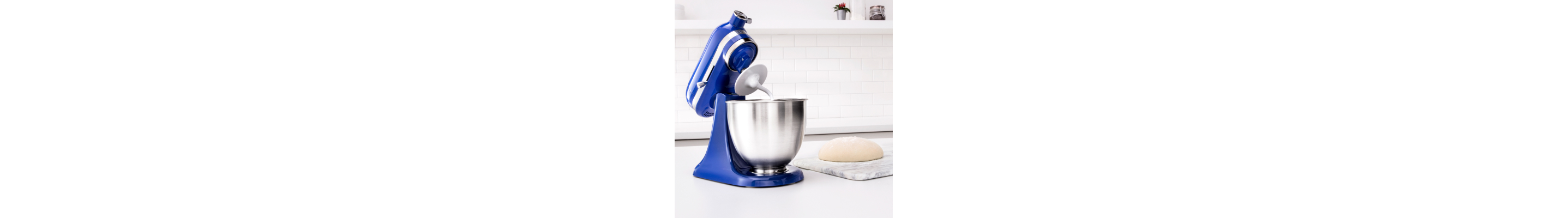 KitchenAid® stand mixer with dough hook attachment