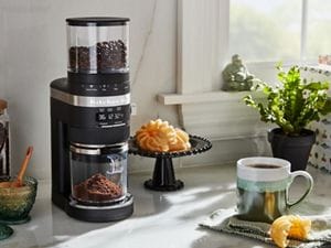 Burr grinder coffee outlet