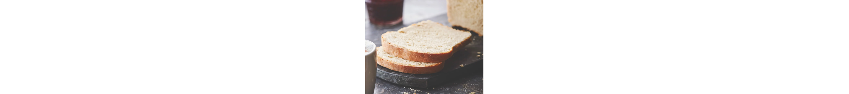 Homemade bread sliced