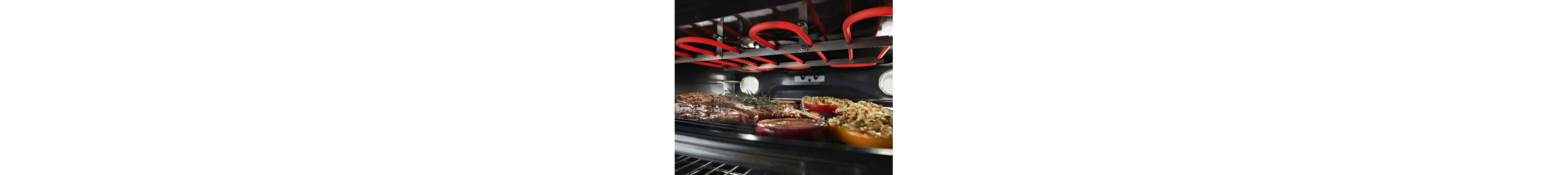 Foods crisping under broiler element