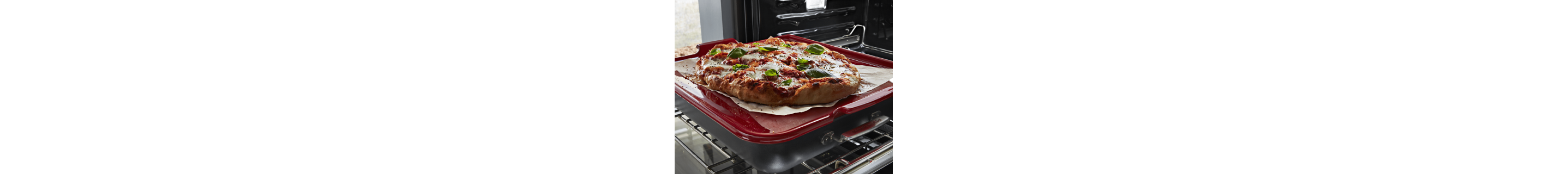 Pizza on baking stone