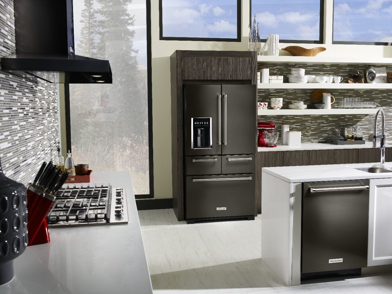 Black Stainless Steel Dishwashers KitchenAid