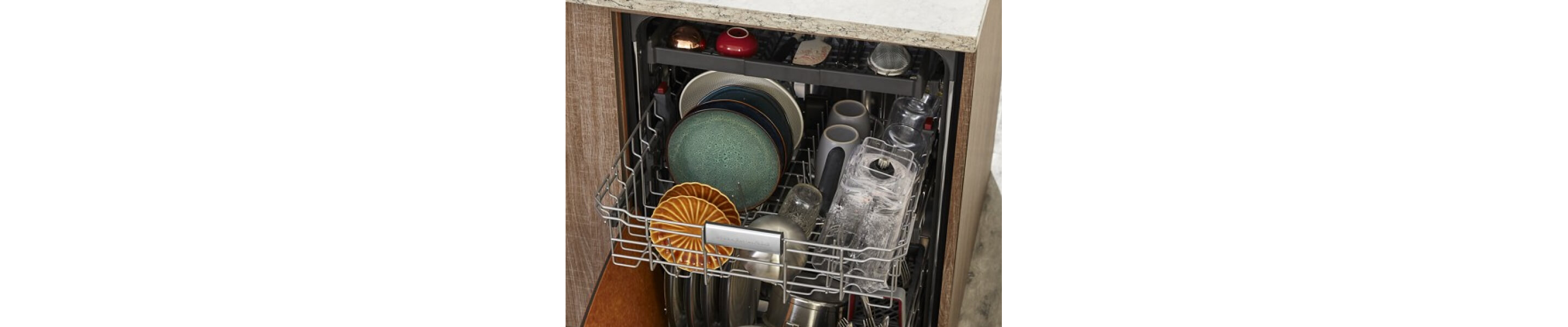 Loaded dishwasher