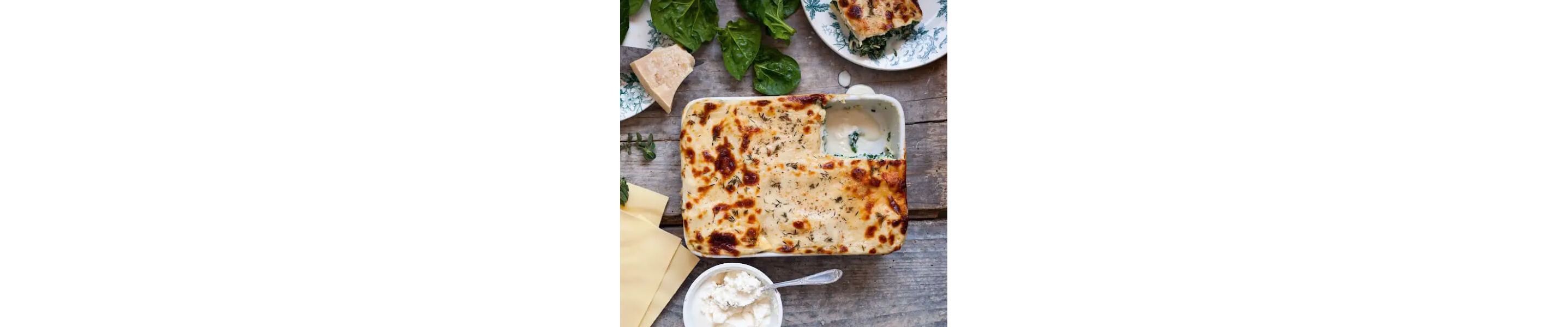 Lasagna in a dish