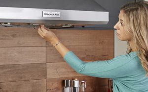 Kitchenaid 36 inch under cabinet range hood on sale