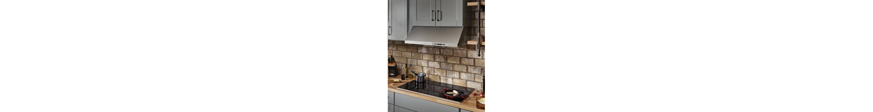 Electric cooktop in a modern kitchen