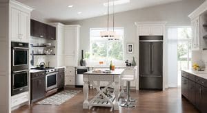 Built in discount stainless steel refrigerator