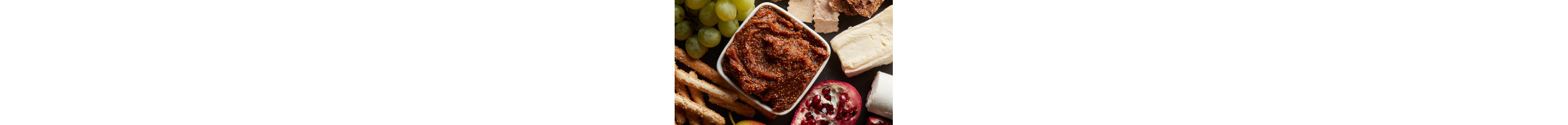 Spiced Fig Jam on a charcuterie board.