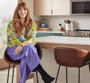 Brittni Pertijs, KitchenAid Lead Color, Material & Finish Designer, with old family photos.