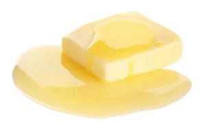 A melting pat of butter