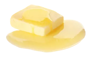 A melting pat of butter
