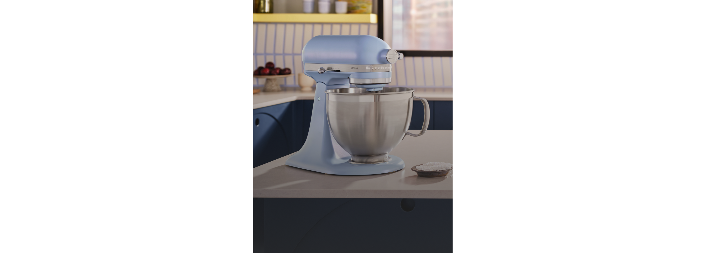 The Blue Salt Stand Mixer