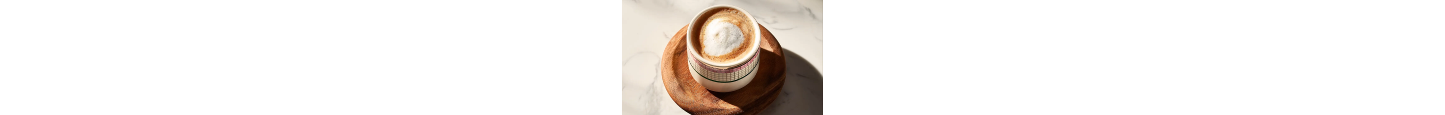 Macchiato in a ceramic cup