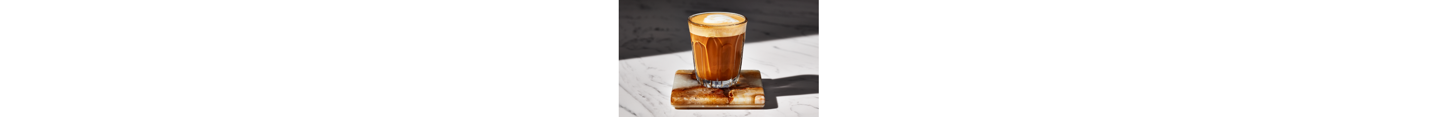 Cortado in a short glass 