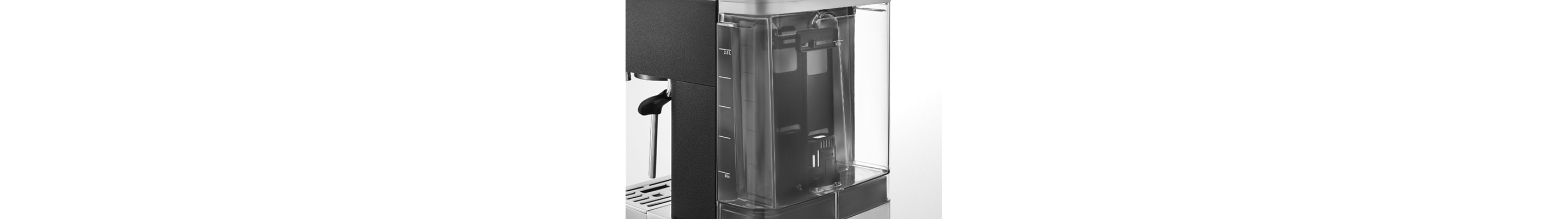 The water tank on a KitchenAid® semi-automatic espresso machine