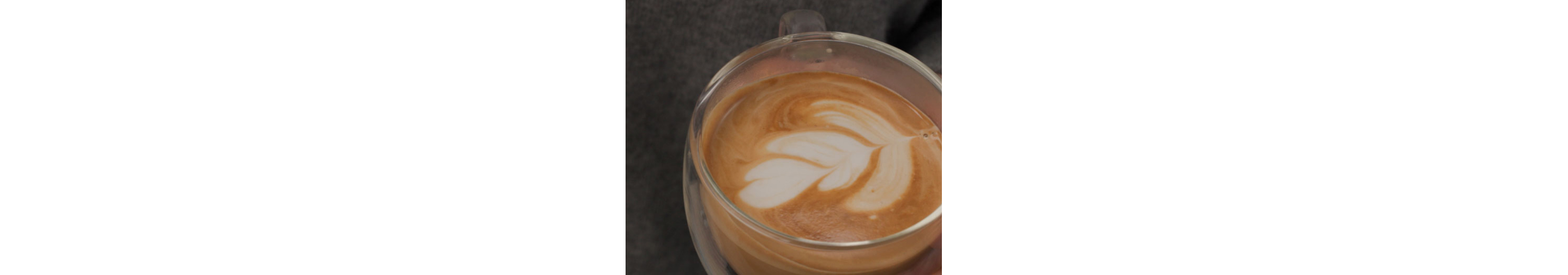 A cup of espresso with latte art