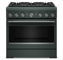 A KitchenAid® range in Juniper