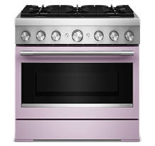 A KitchenAid® range in Wildflower