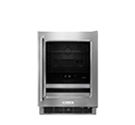 A KitchenAid® Undercounter Refrigerator. 