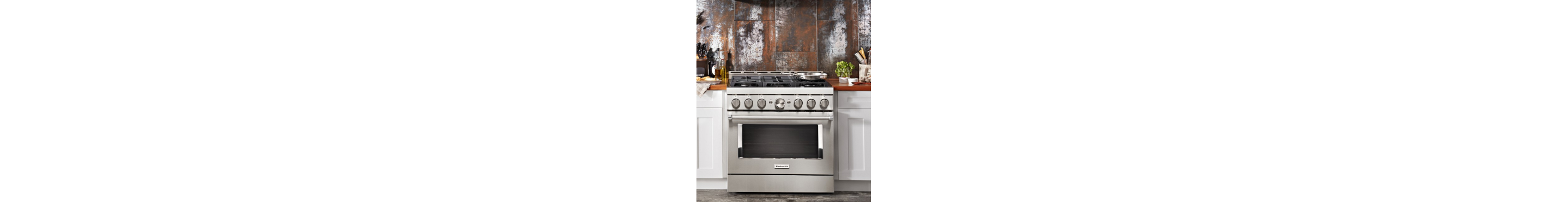 KitchenAid® stainless steel range