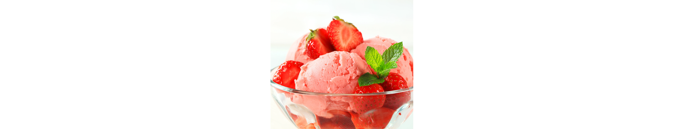 A bowl of dairy-free strawberry ice cream