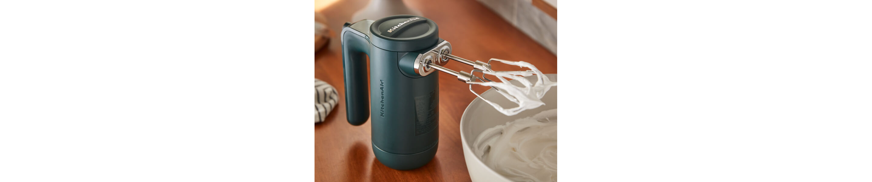 KHMB732WH by KitchenAid - Cordless 7 Speed Hand Mixer