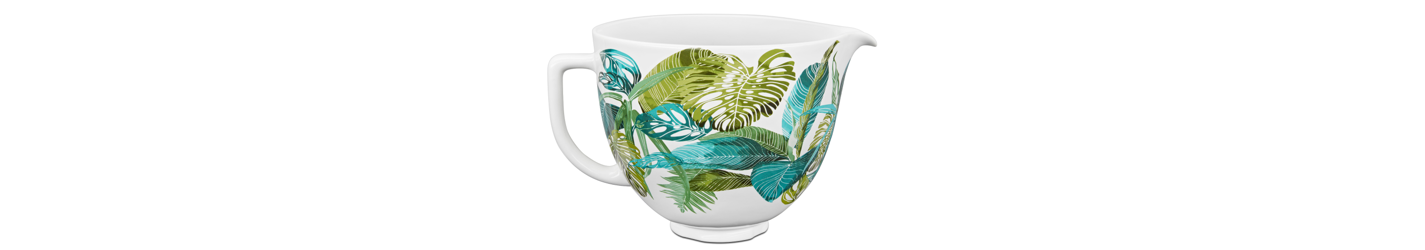 KitchenAid® Tropical Floral Patterned Ceramic Bowl
