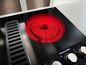 Kitchenaid cooktop electric hot sale