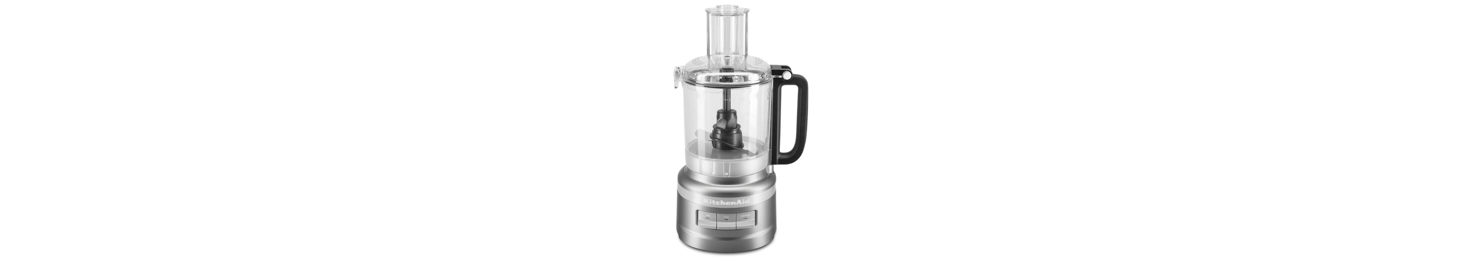 KitchenAid® 9 Cup Food Processor in Contour Silver.