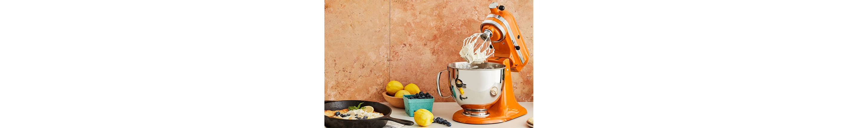 KitchenAid® stand mixer being used to create a dish.