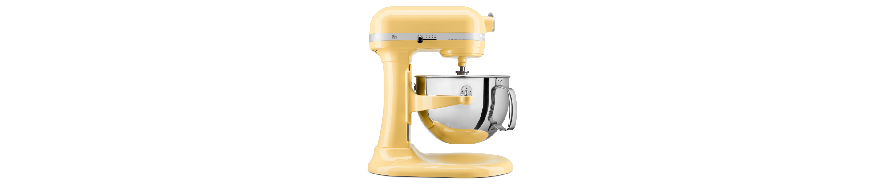 Majestic yellow KitchenAid® stand mixer