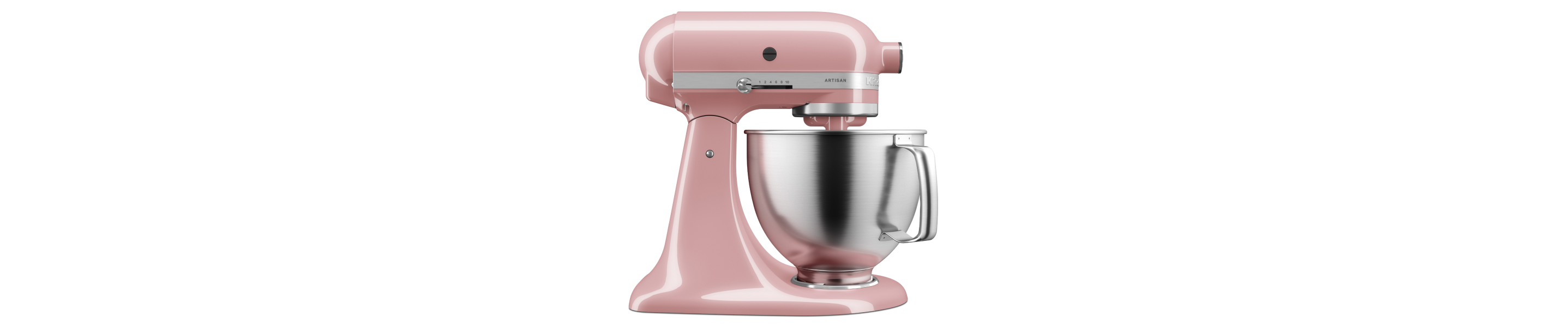 KitchenAid Artisan stand mixer in hot pink