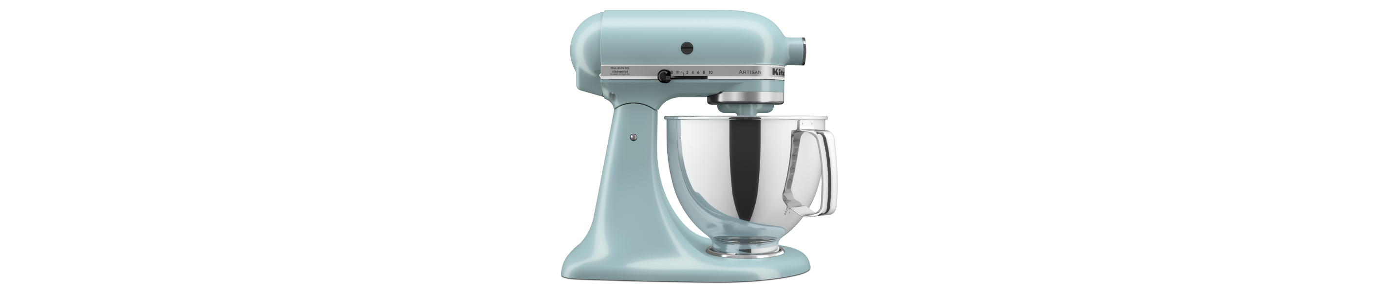 Azure blue KitchenAid® stand mixer