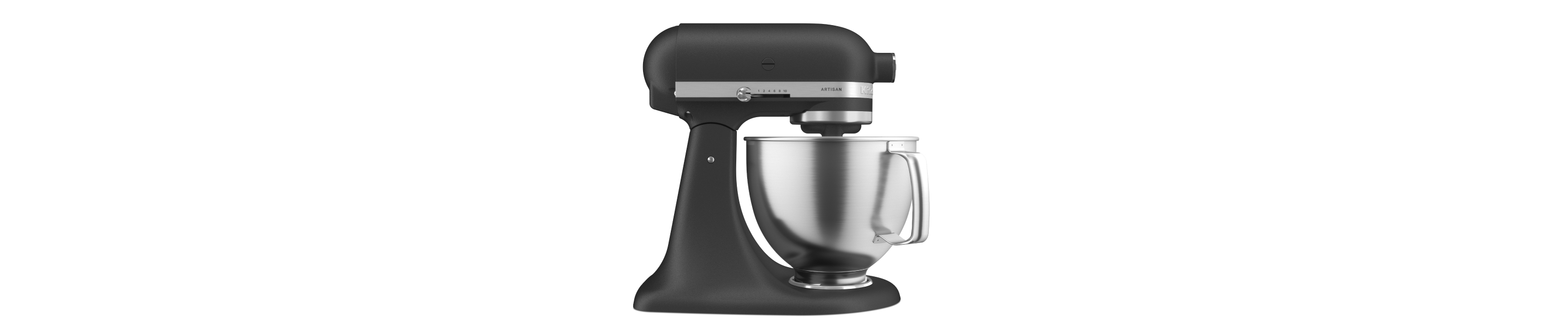 Cast iron black KitchenAid® stand mixer