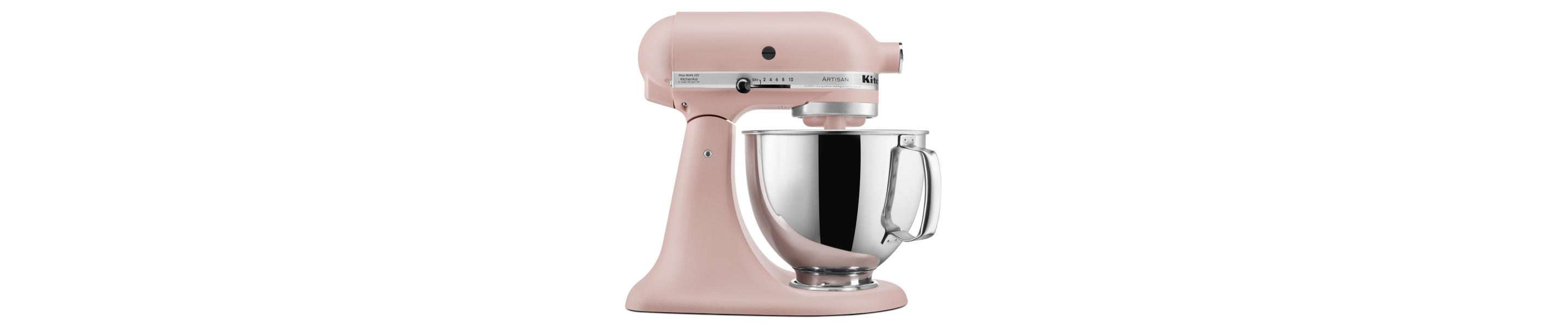 Feather pink KitchenAid® stand mixers