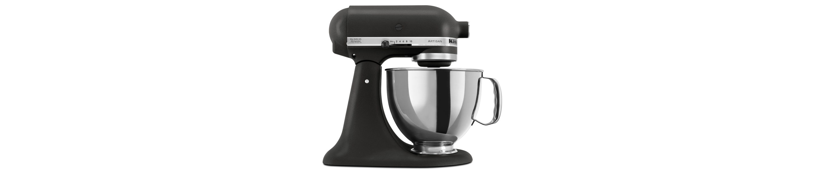 Imperial black KitchenAid® stand mixer