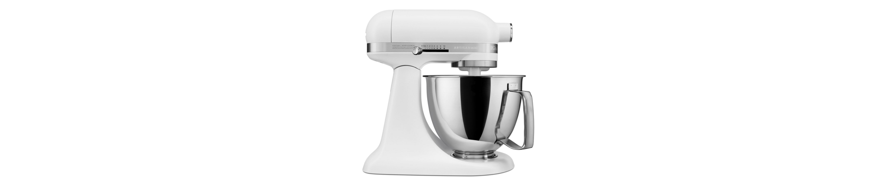 Matte white KitchenAid® stand mixer