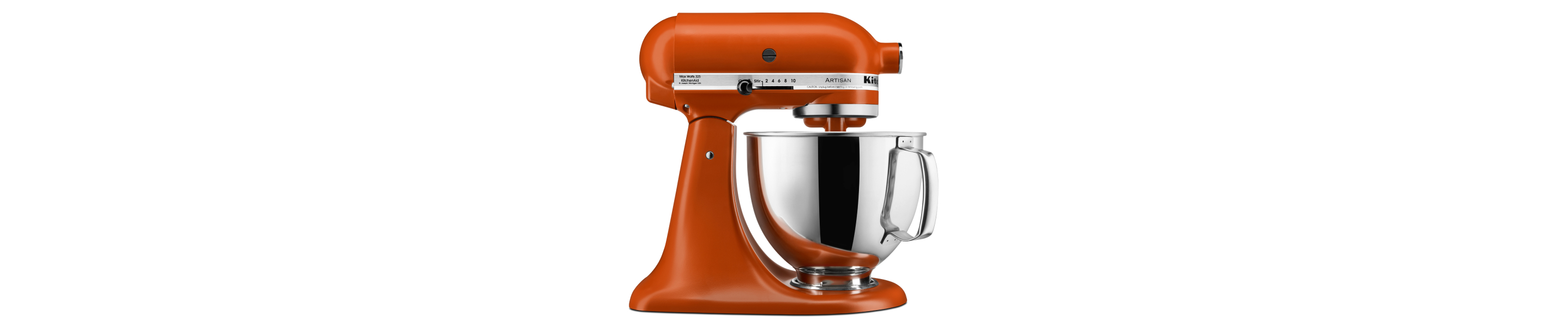 Scorched orange KitchenAid® stand mixer