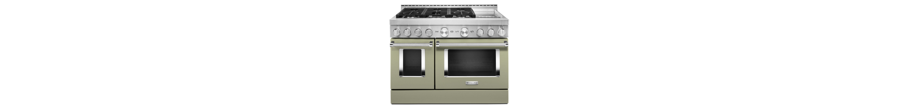 Kitchenaid® 48'' Smart Commercial-style Gas Range With Griddle
