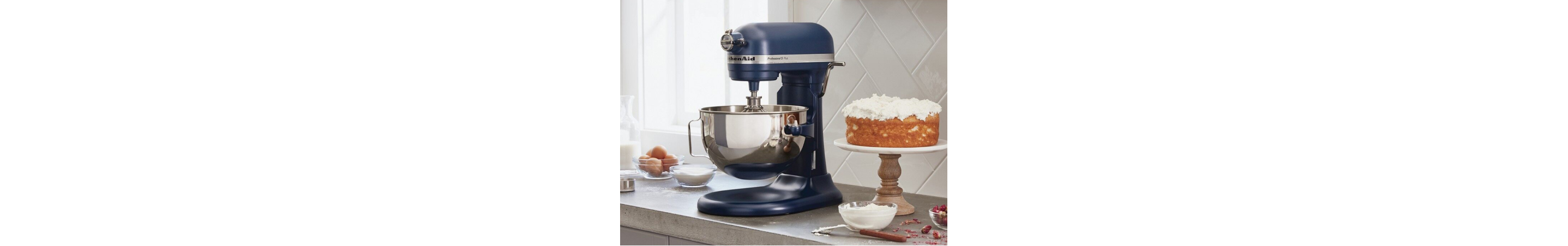 KitchenAid® bowl-lift stand mixer and angel food cake