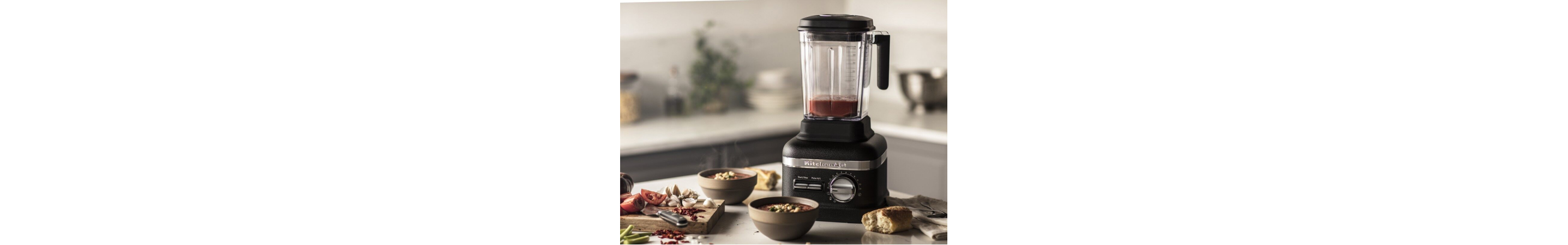 KitchenAid® blender with soup ingredients