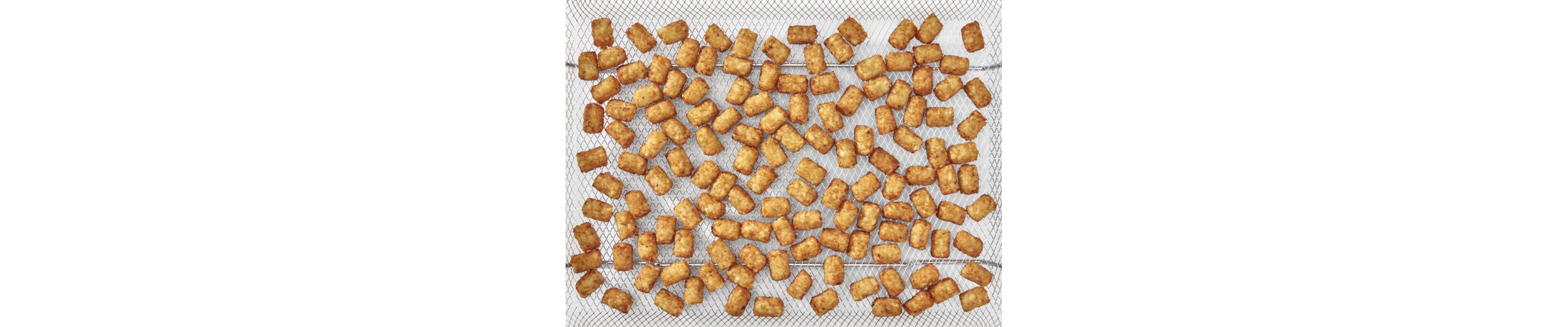 Tator tots in an air fry basket